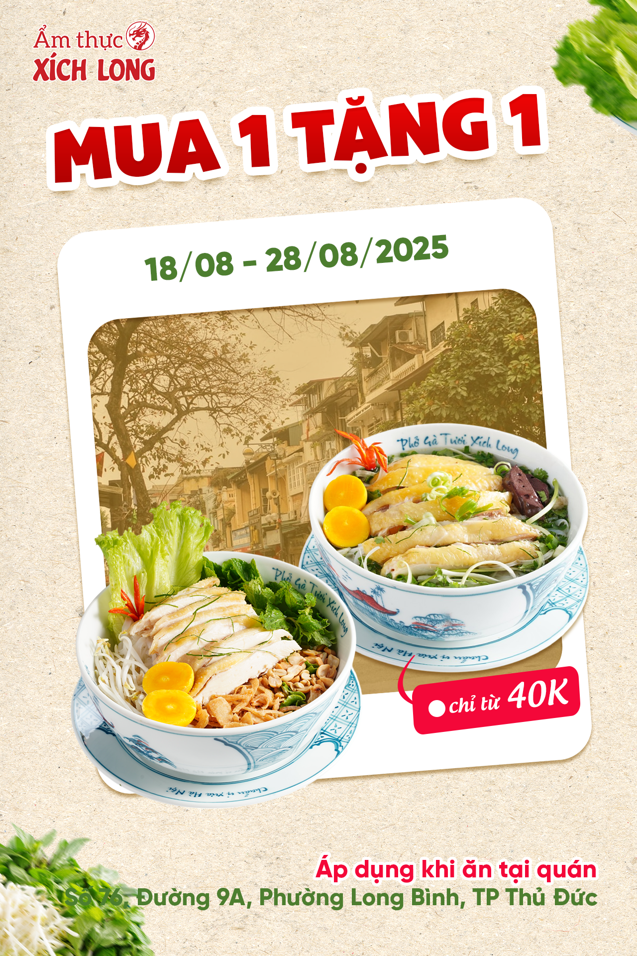 Ăn 2 bát tính tiền 1 bát chỉ từ 40K ngay gần Vinhome Grand Park